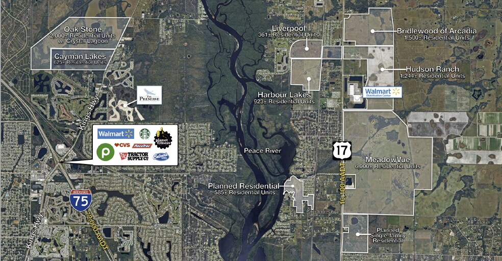 SW Highway 17 Hwy, Arcadia, FL à vendre - Aérien – Image 2 sur 9