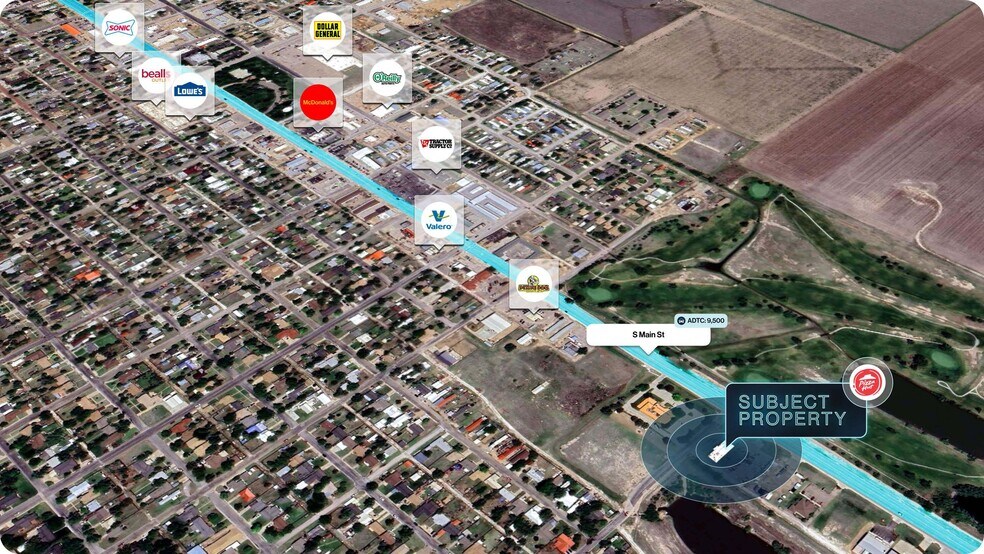 1902 S Main St, Perryton, TX à vendre - Aérien – Image 2 sur 2