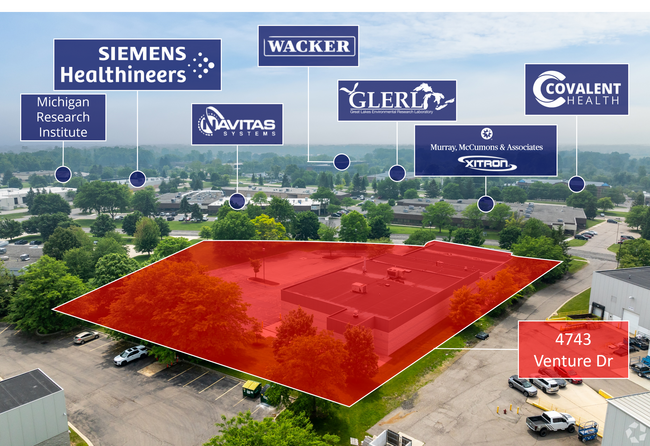 Plus de détails pour 4743 Venture Dr, Ann Arbor, MI - Local d’activités à vendre