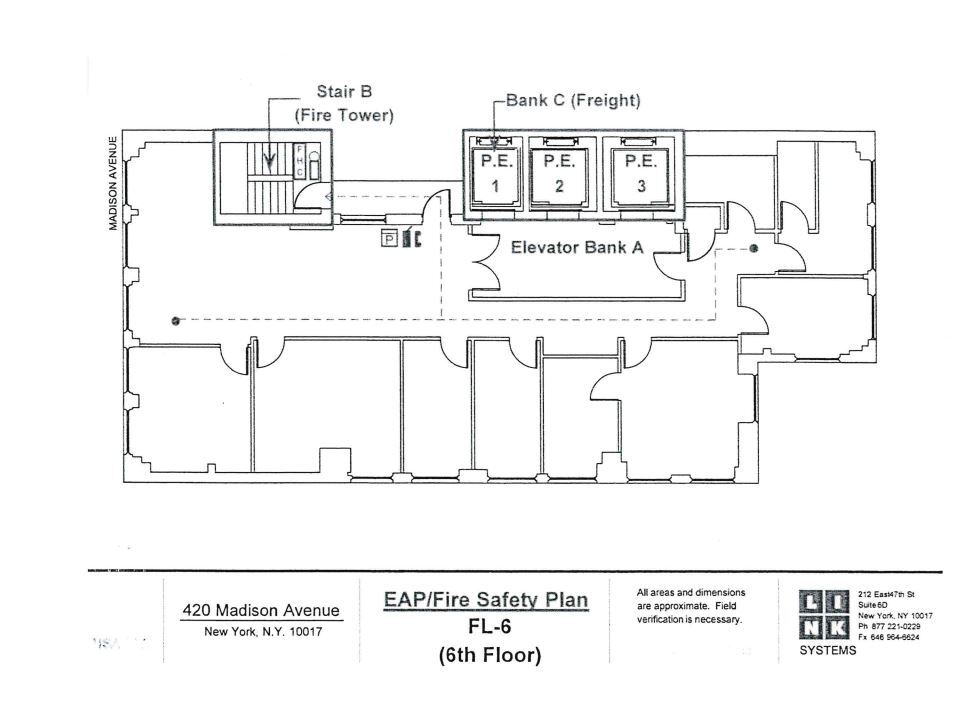 420 Madison Ave, New York, NY à louer Plan d’étage– Image 1 sur 1