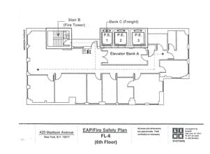 420 Madison Ave, New York, NY à louer Plan d’étage– Image 1 sur 1
