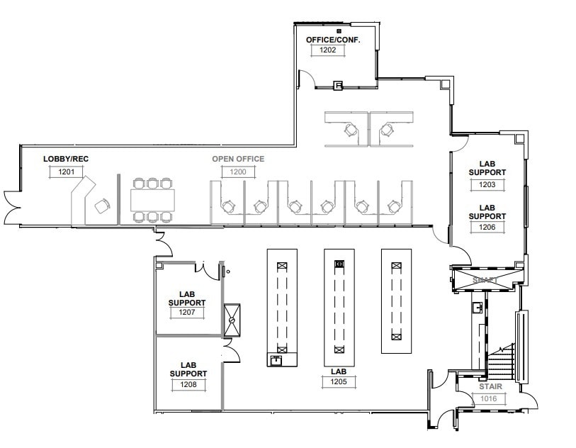 10355 Science Center Dr, San Diego, CA à louer Plan d’étage– Image 1 sur 1