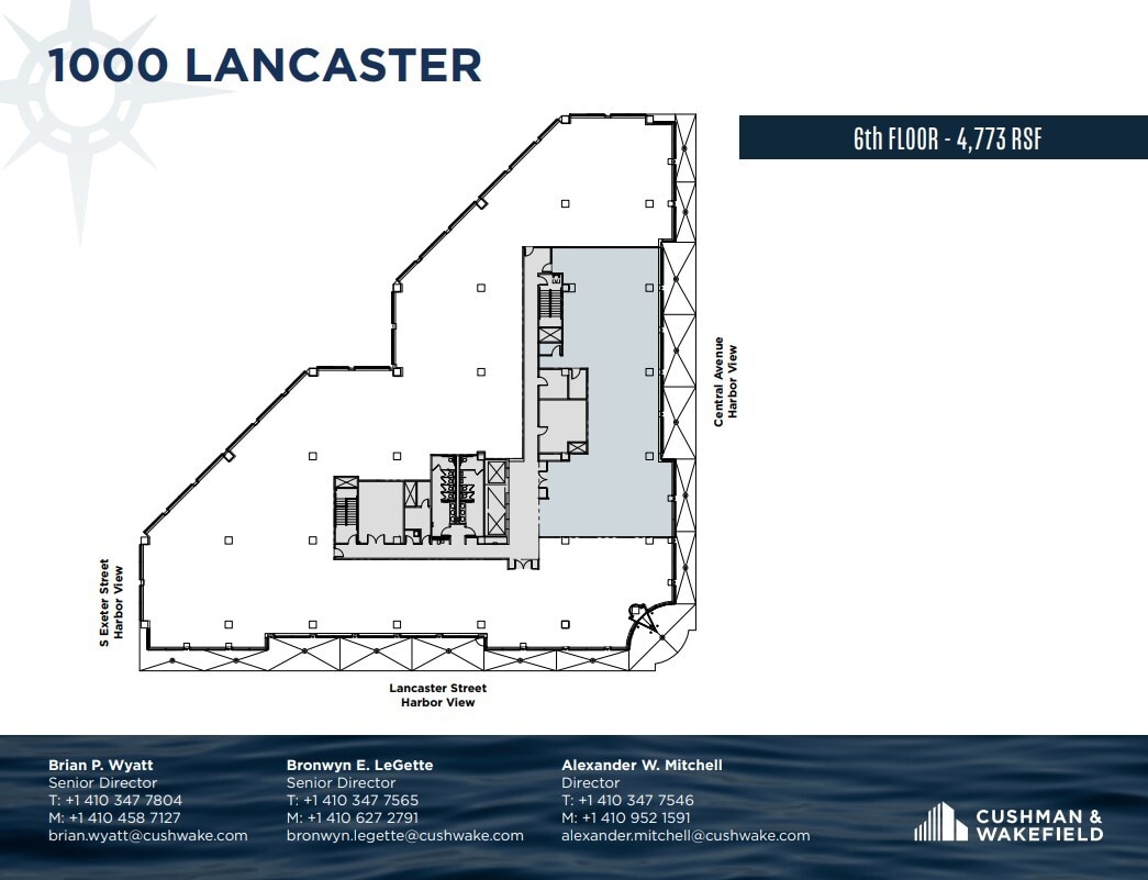 100 International Dr, Baltimore, MD à louer Plan d’étage– Image 1 sur 1