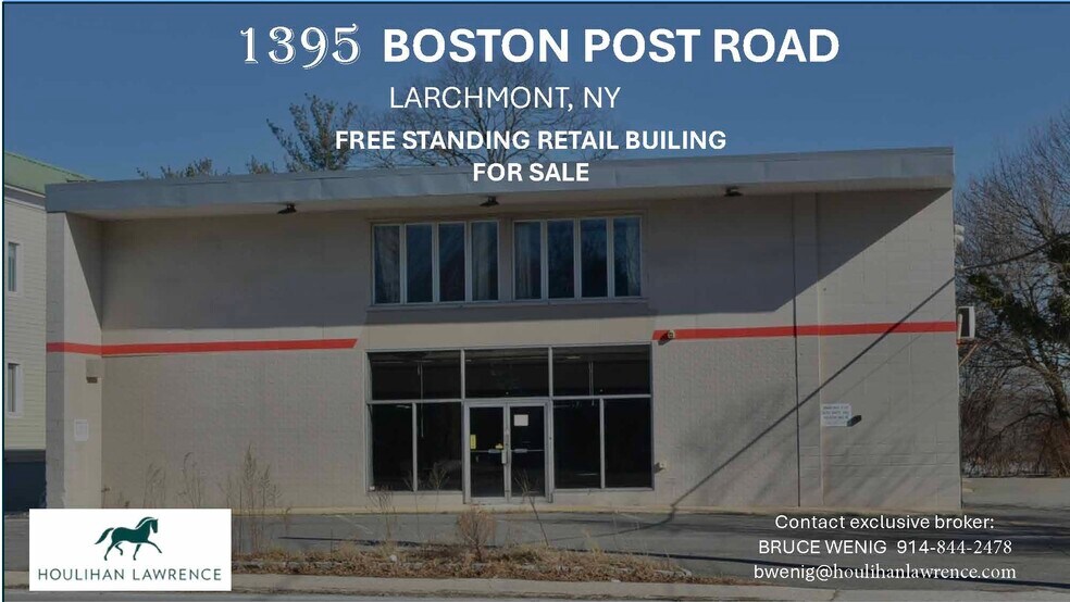 1395 Boston Post Rd, Larchmont, NY à vendre - Photo de l’immeuble – Image 1 sur 7