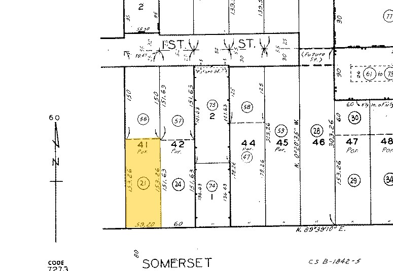 8205 Somerset Blvd, Paramount, CA à vendre - Plan cadastral – Image 3 sur 6