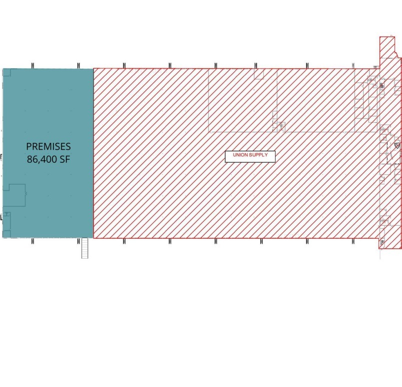 2500 Regent Blvd, Dallas, TX à louer Plan d’étage– Image 1 sur 2