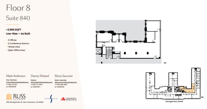 235 Montgomery St, San Francisco, CA à louer Plan d’étage– Image 1 sur 1