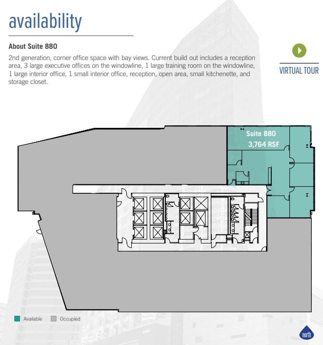 655 W Broadway, San Diego, CA à louer Plan d’étage– Image 1 sur 1