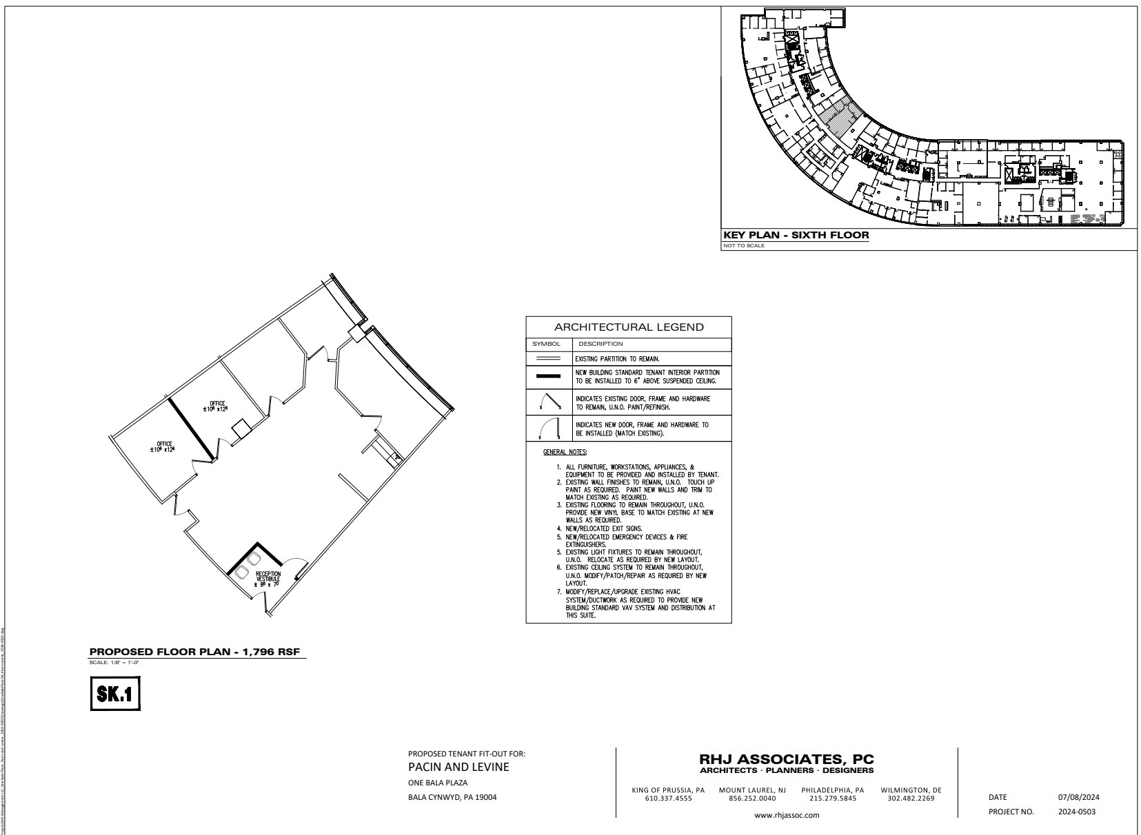 231 St Asaphs Rd, Bala Cynwyd, PA à louer Plan d’étage– Image 1 sur 1