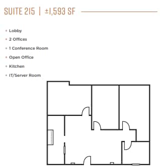 1520 The Alameda, San Jose, CA à louer Plan d’étage– Image 1 sur 1