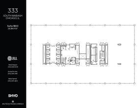333 S Wabash Ave, Chicago, IL à louer Plan d’étage– Image 1 sur 1