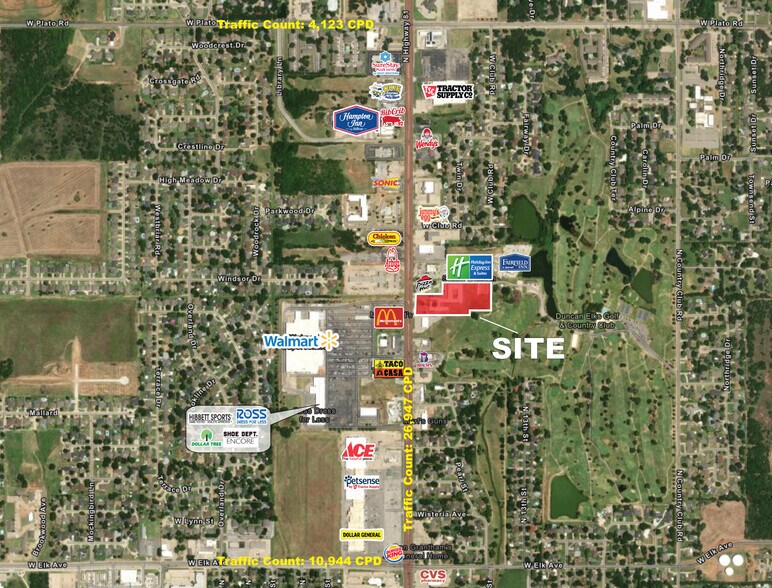 1904 US 81, Duncan, OK à vendre - Aérien – Image 2 sur 2