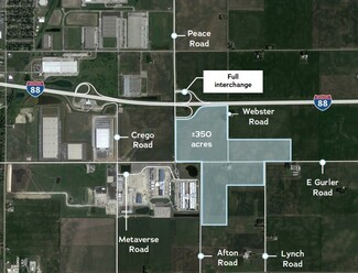 Plus de détails pour SEC Peace Rd & E Gurler Rd, Dekalb, IL - Industriel/Logistique à louer
