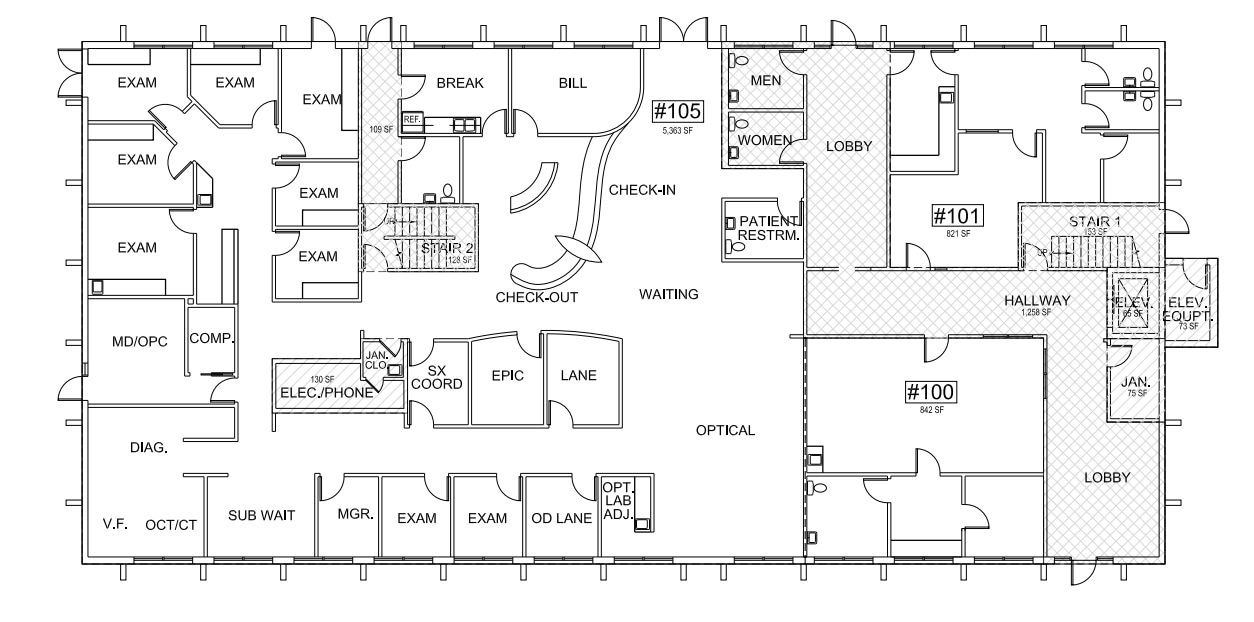 7501 Hospital Dr, Sacramento, CA à louer Plan d’étage– Image 1 sur 1