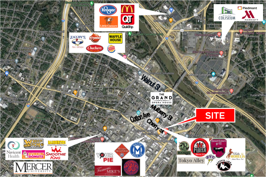 487 Cherry St, Macon-Bibb, GA à louer - Photo de l’immeuble – Image 2 sur 2