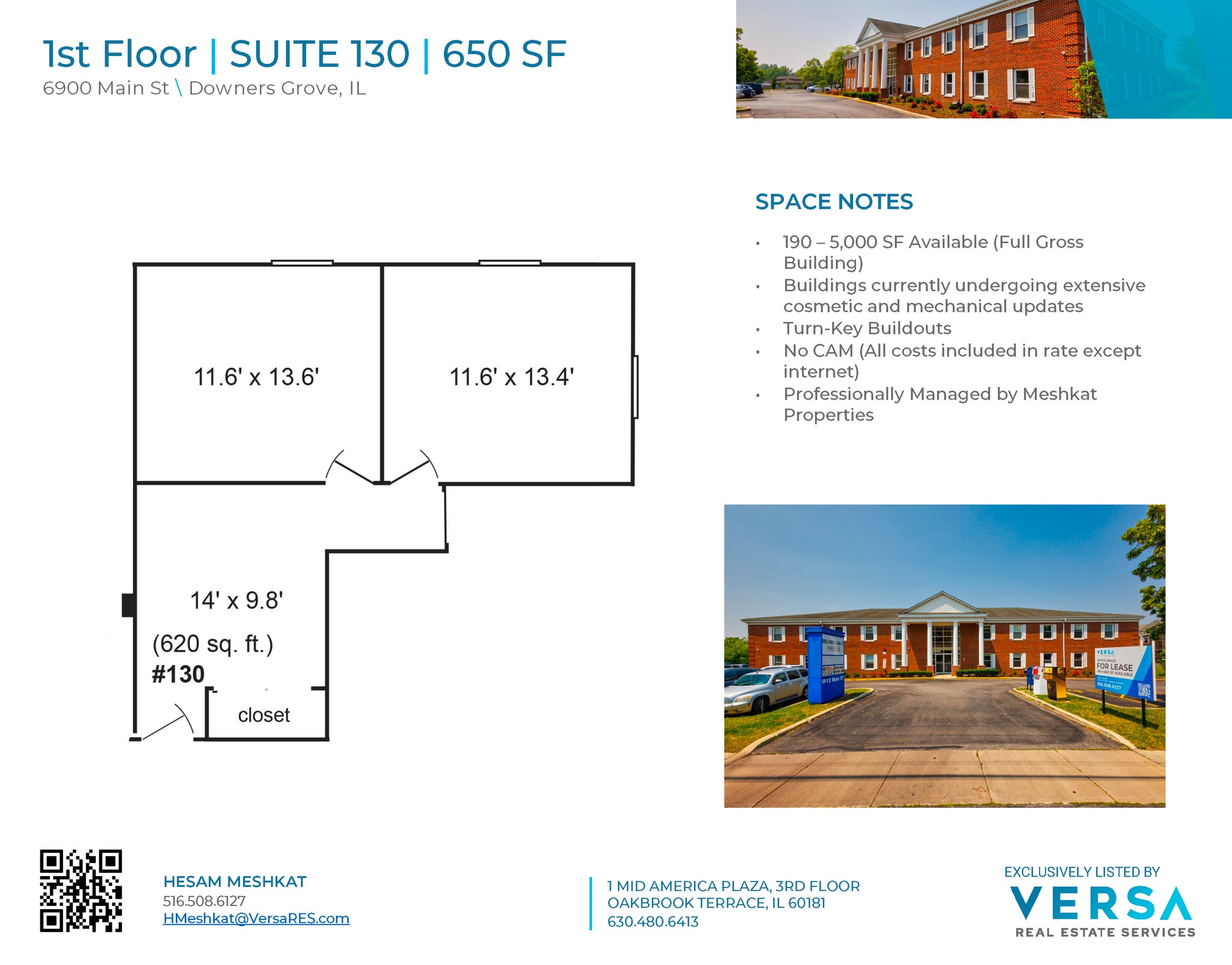 6912 Main St, Downers Grove, IL à louer Plan d’étage– Image 1 sur 1