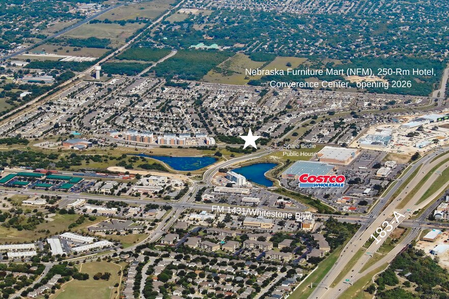 1410 Main St, Cedar Park, TX à vendre - Aérien – Image 1 sur 8