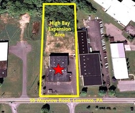 55 Mayview Rd, Lawrence, PA - VUE AÉRIENNE  vue de carte