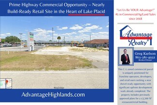 Plus de détails pour 123 US Highway 27 S, Lake Placid, FL - Terrain à vendre
