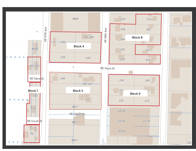 97th Avenue, Portland, OR à vendre - Plan cadastral – Image 2 sur 13