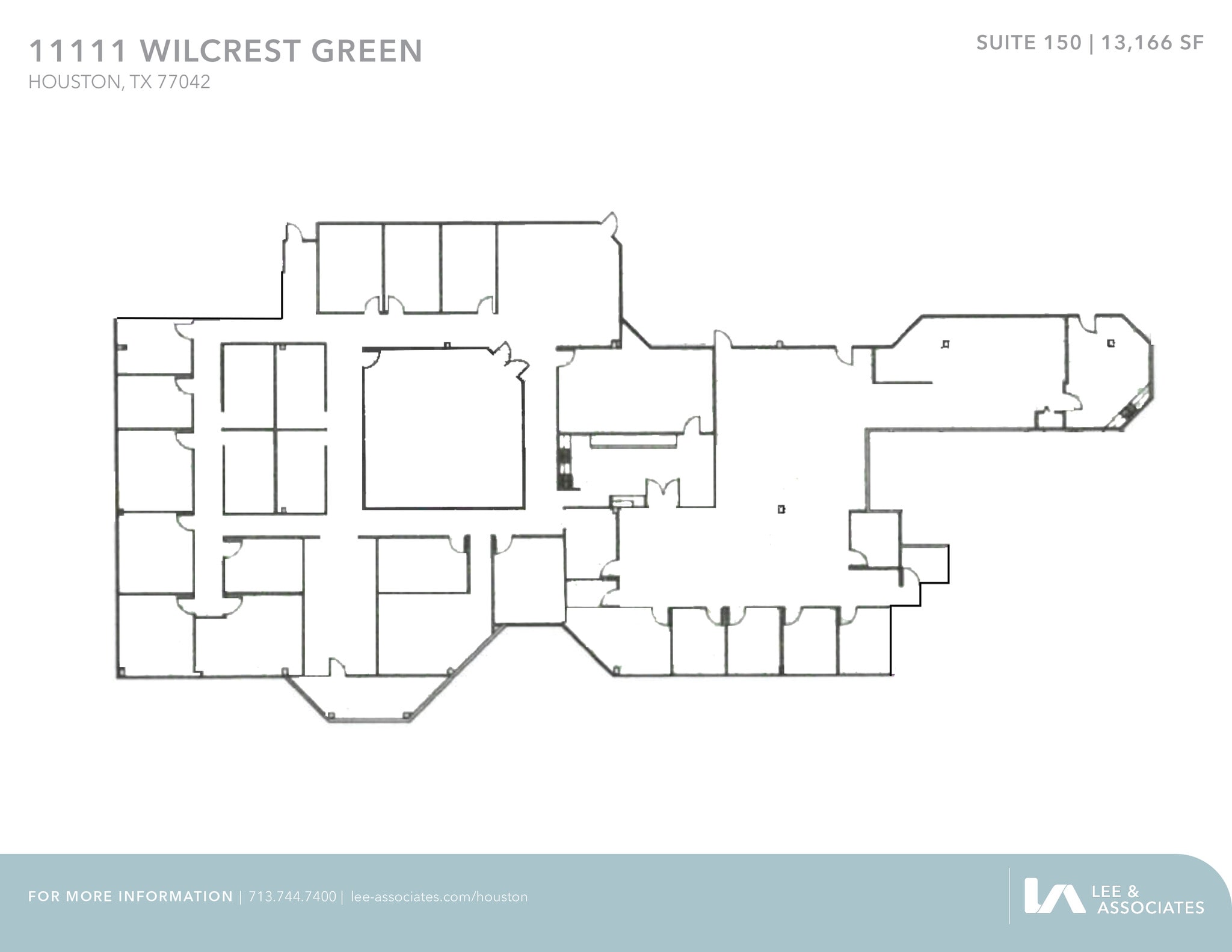 11111 Wilcrest Green Dr, Houston, TX à louer Plan d’étage– Image 1 sur 1