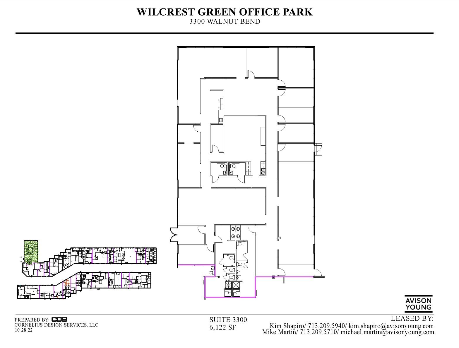 3300-3352 Walnut Bend Ln, Houston, TX à louer Plan d’étage– Image 1 sur 1