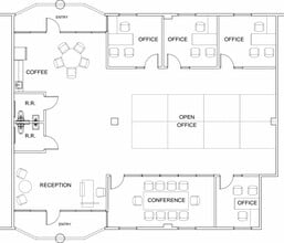10700 Jersey Blvd, Rancho Cucamonga, CA à louer Plan d’étage– Image 1 sur 2