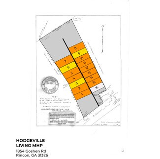 Plus de détails pour 1854 Goshen Rd, Rincon, GA - Terrain à vendre