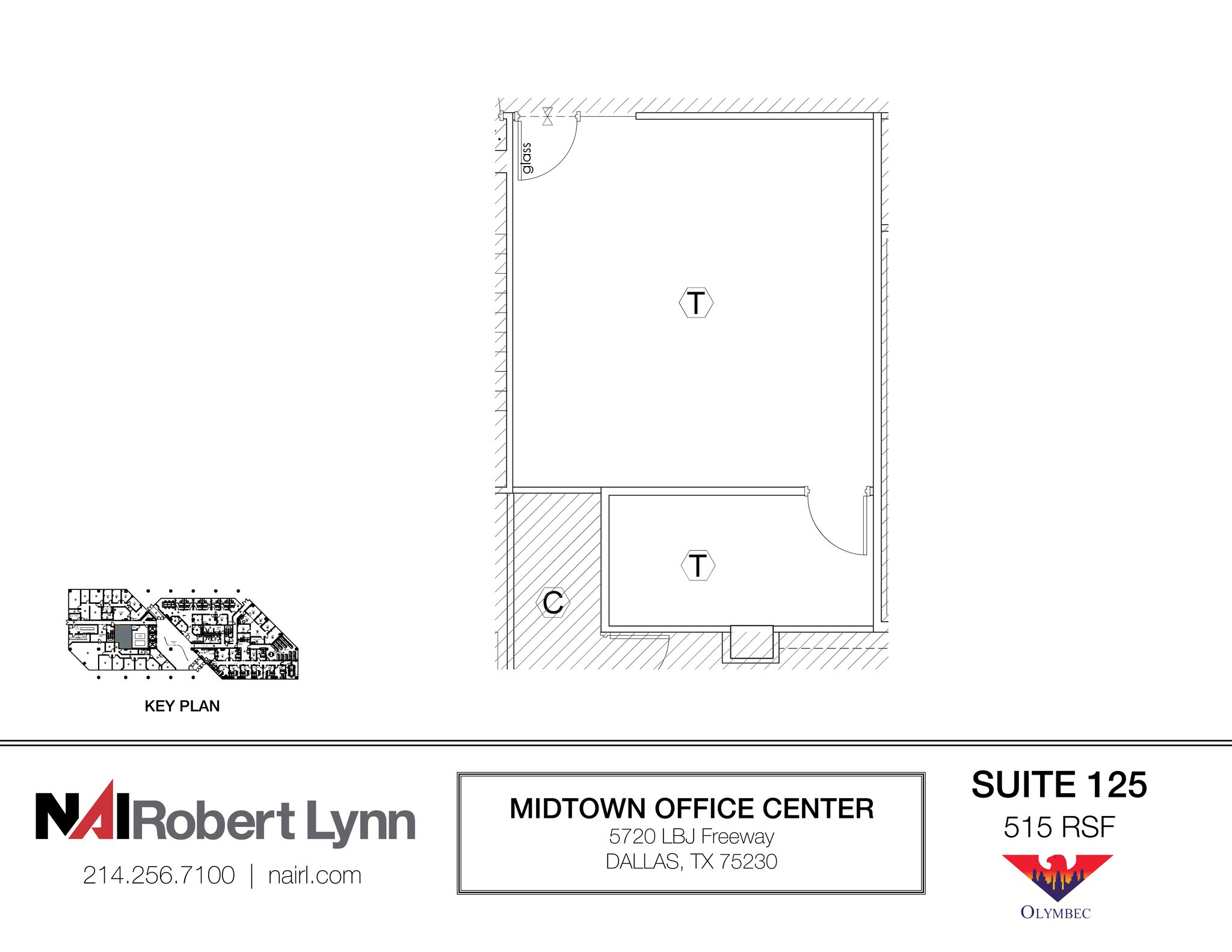 5720 Lyndon B Johnson Fwy, Dallas, TX à louer Plan d’étage– Image 1 sur 1