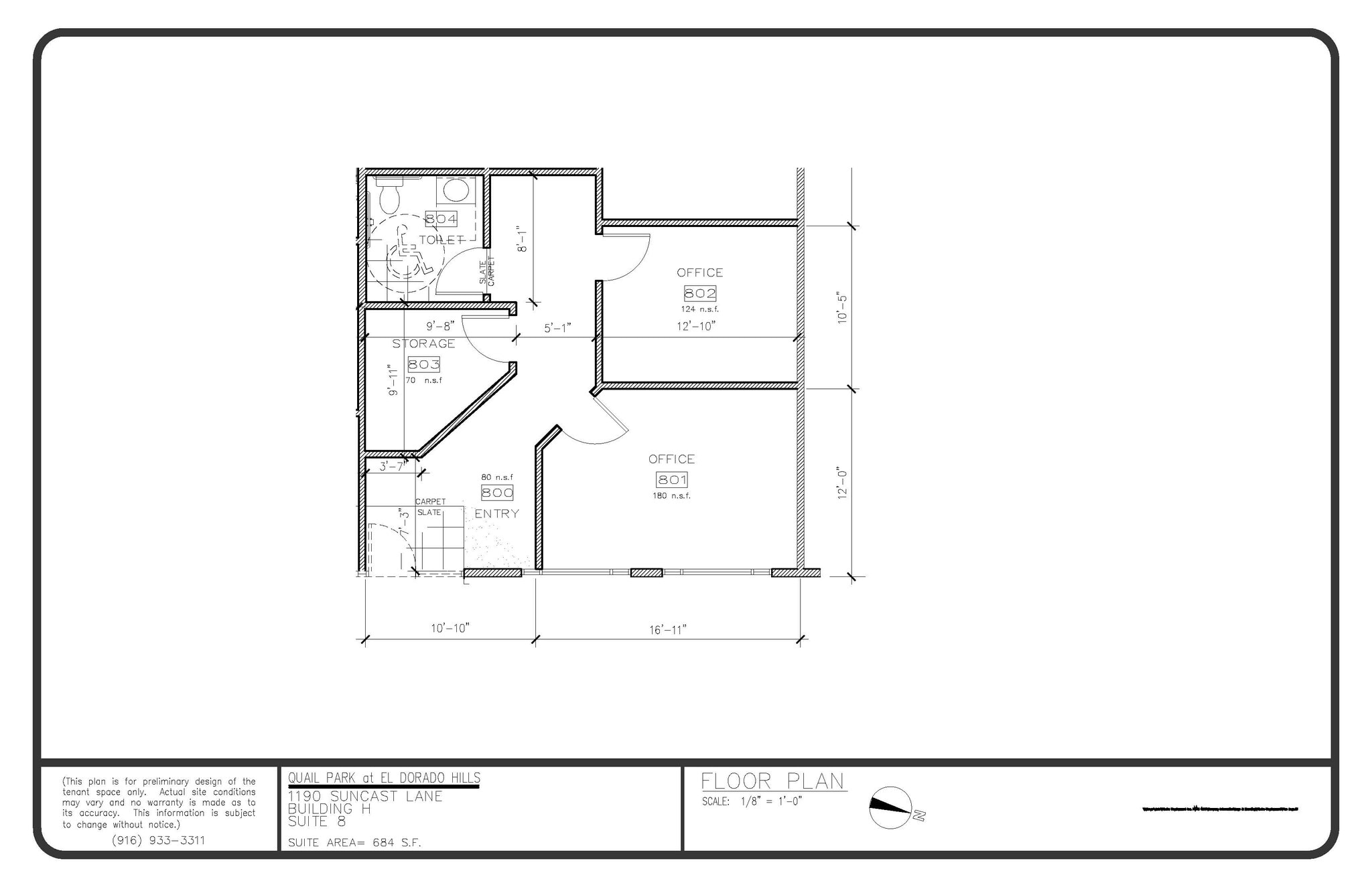 1190 Suncast Ln, El Dorado Hills, CA à louer Plan d’étage– Image 1 sur 1