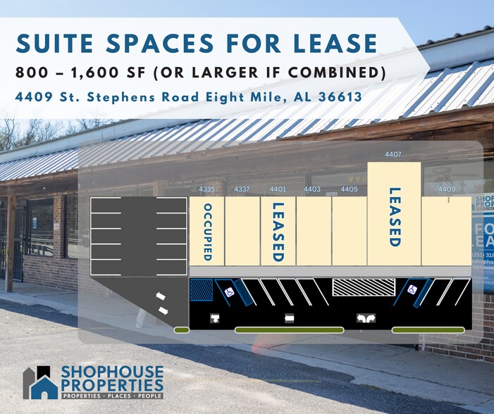 4409 Saint Stephens Rd, Eight Mile, AL à louer - Plan d’étage – Image 1 sur 8