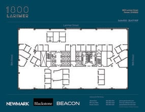 1800 Larimer St, Denver, CO à louer Plan d’étage– Image 1 sur 1