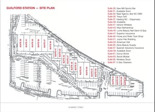 5529-5559 W Market St, Greensboro, NC à louer Plan de site– Image 2 sur 2