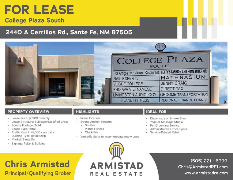 2404-2446 Cerrillos Rd, Santa Fe, NM à louer - Photo de l’immeuble – Image 3 sur 39