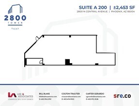 2800 N Central Ave, Phoenix, AZ à louer Plan d’étage– Image 1 sur 1