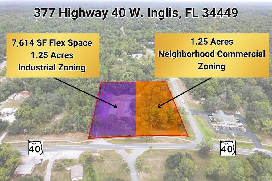 377 Highway 40 W, Inglis, FL à vendre - Aérien – Image 2 sur 100