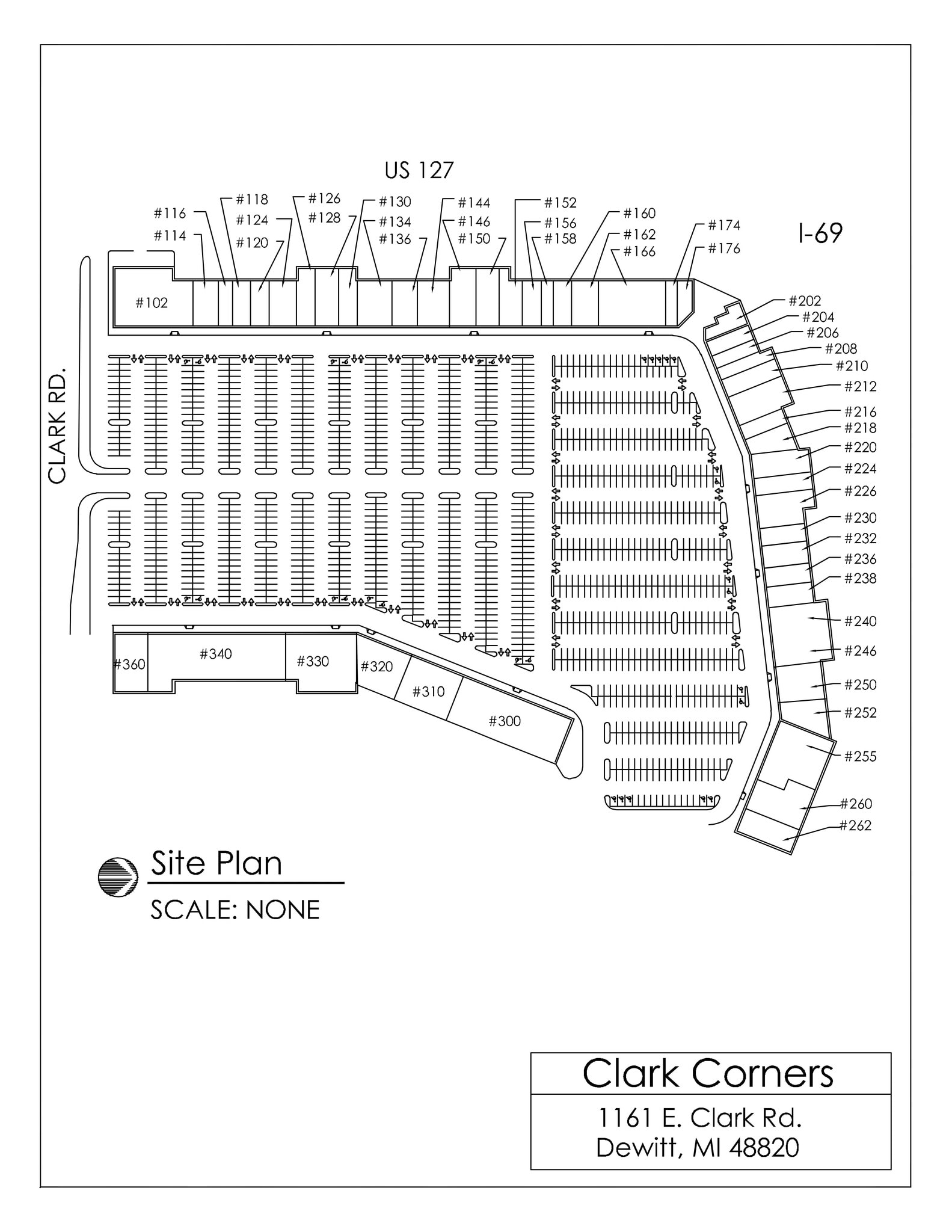 1161 E Clark Rd, Dewitt, MI à louer Plan de site– Image 1 sur 1