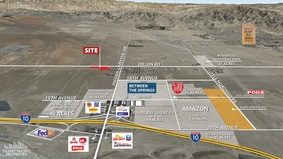 Dillon Rd, West Of Indian Ave Rd, Palm Springs, CA à vendre - Photo de l’immeuble – Image 1 sur 2