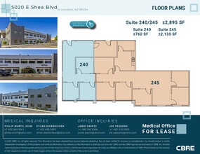 5010 E Shea Blvd, Scottsdale, AZ à louer Plan d’étage– Image 2 sur 2