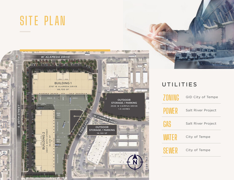 2847 S 48th St, Tempe, AZ à louer - Plan de site – Image 2 sur 3