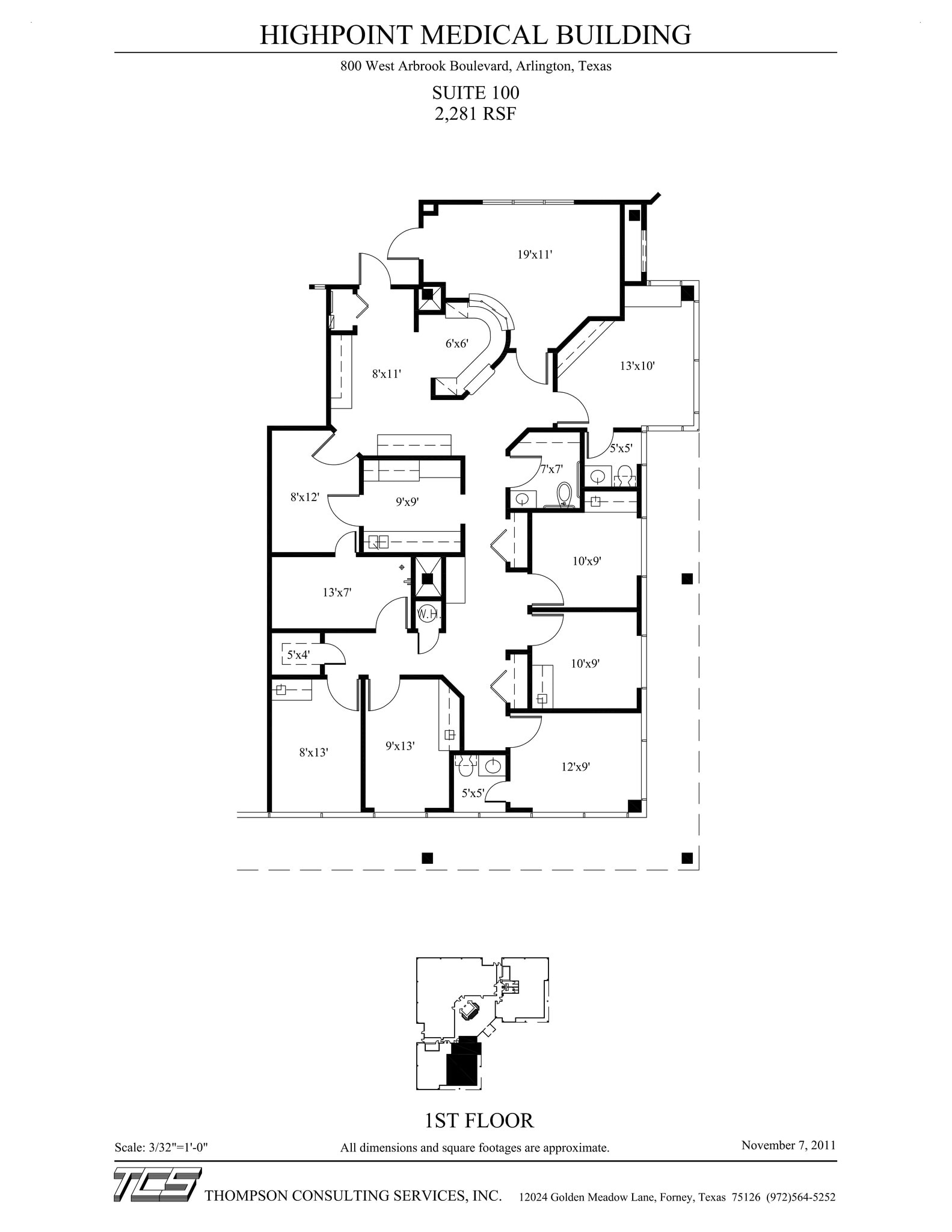 800 W Arbrook Blvd, Arlington, TX à louer Plan de site– Image 1 sur 1