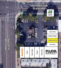 1335 W University Dr, Tempe, AZ à louer Plan de site– Image 2 sur 2