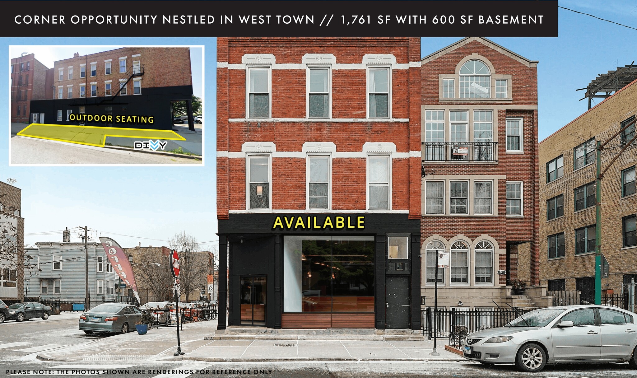 543 N Noble St, Chicago, IL à louer Photo de l’immeuble– Image 1 sur 4