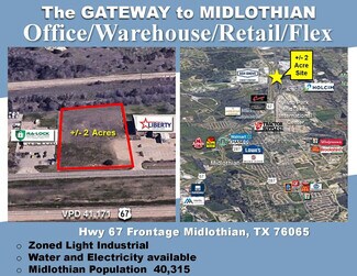 Plus de détails pour TBD Highway 67, Midlothian, TX - Terrain à vendre