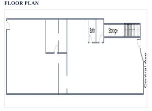 311-313 Central Ave, Osseo, MN à louer Plan d’étage– Image 1 sur 7