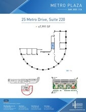 25 Metro Dr, San Jose, CA à louer Plan d’étage– Image 1 sur 1