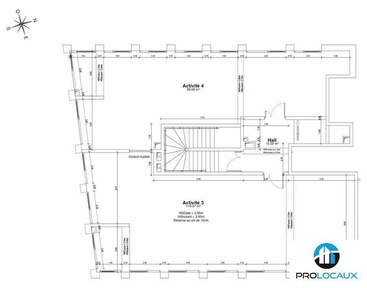 Bureau dans Le Pont-de-Claix à vendre - Plan d’étage – Image 1 sur 7