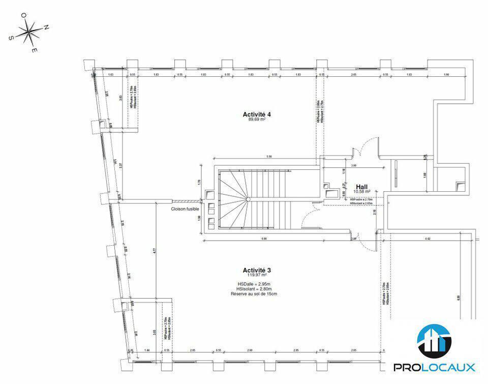 Bureau dans Le Pont-de-Claix à vendre Plan d’étage– Image 1 sur 2