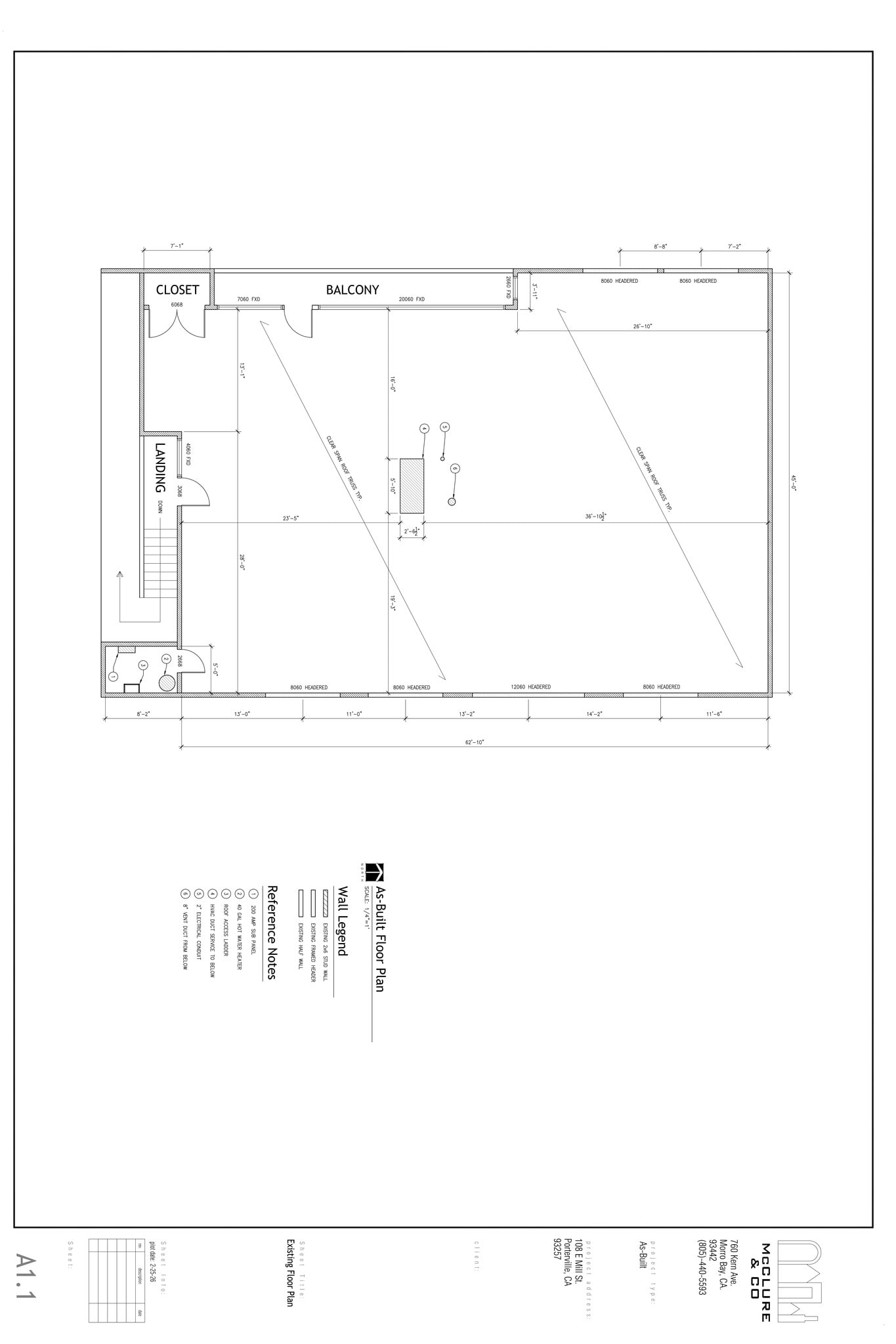 108 E Mill Ave, Porterville, CA à louer Plan de site– Image 1 sur 1