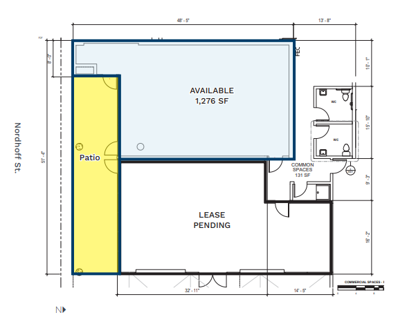 18401 Nordhoff St, Northridge, CA à louer Plan d’étage– Image 1 sur 1